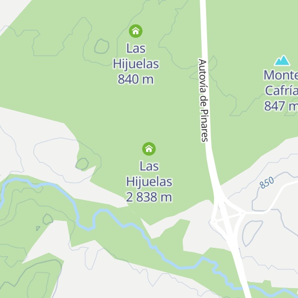 Map of Las Hijuelas 2