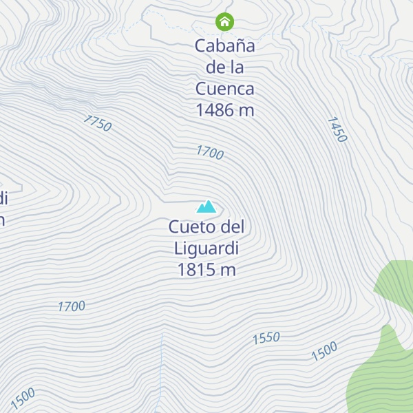 Map of Cueto del Liguardi