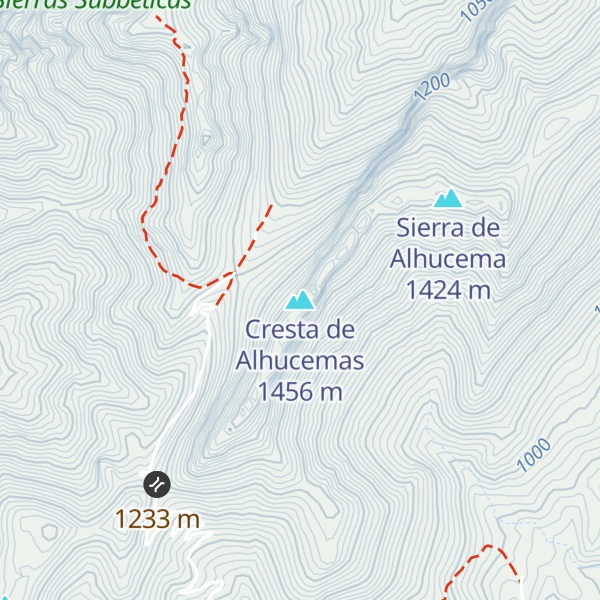 Map of Cresta de Alhucemas