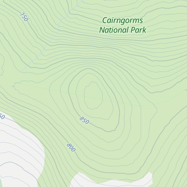 Map of Meallan Buidhe