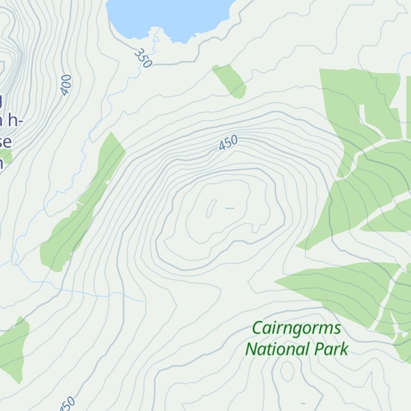 Map of Meall na Ceàrdaich