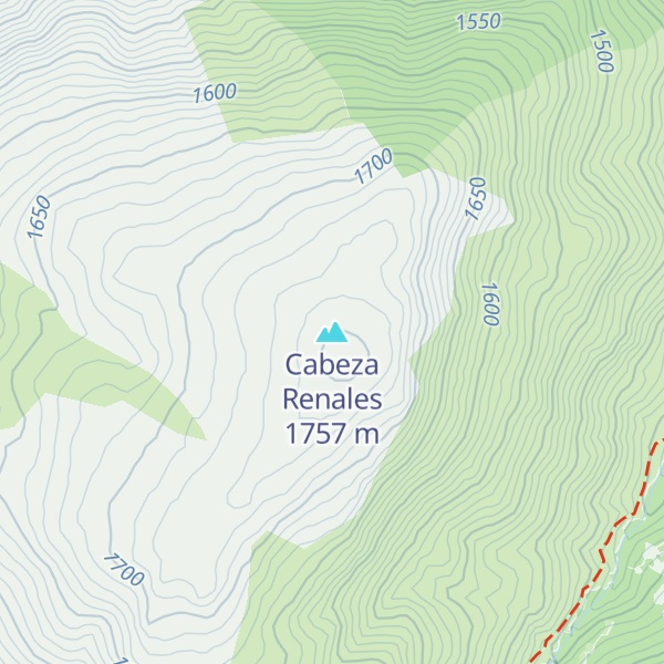 Map of Cabeza Renales