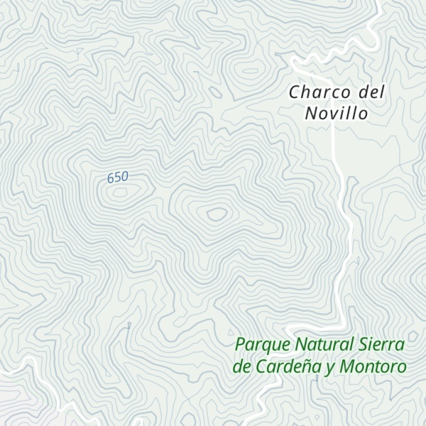 Map of Cerro de la Cabeza