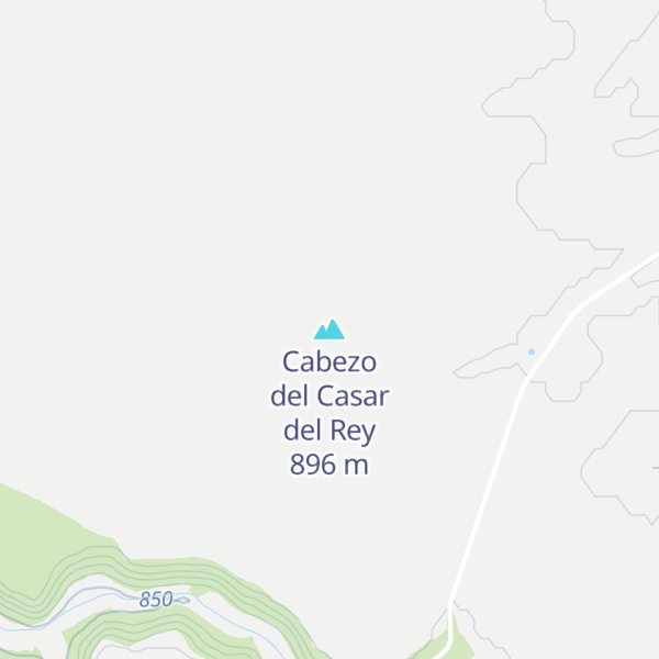 Map of Cabezo del Casar del Rey