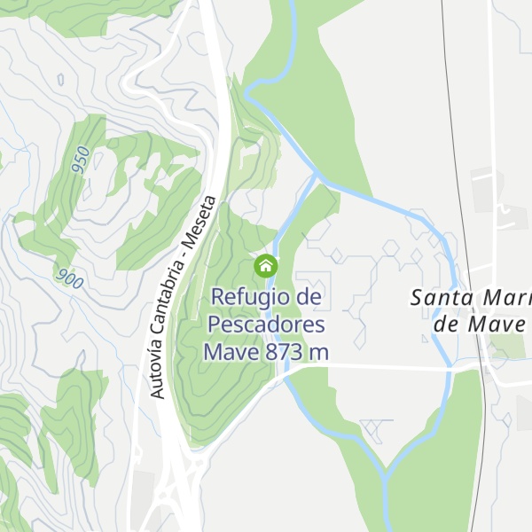 Map of Refugio de Pescadores Mave