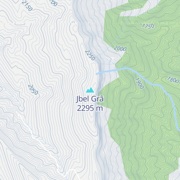 Map of Jbel Grâ