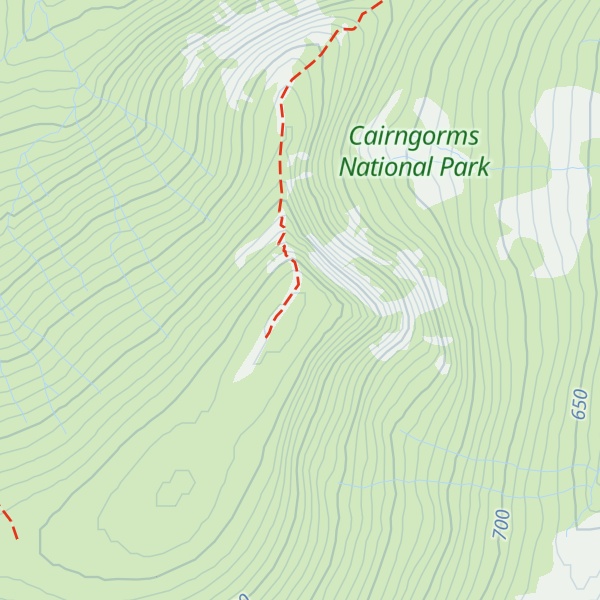 Map of A' Mharconaich