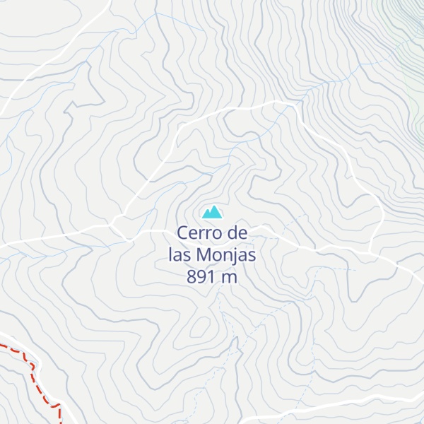 Map of Cerro de las Monjas