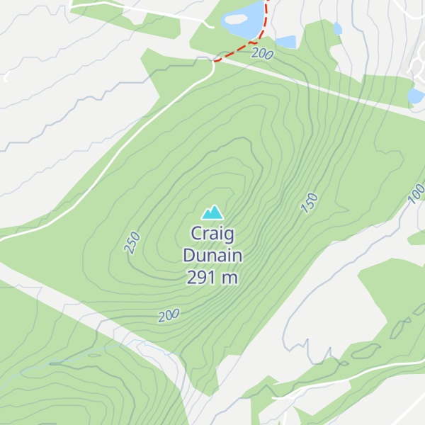 Map of Craig Dunain