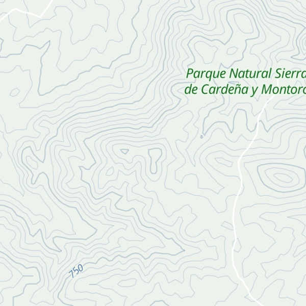 Map of Cerro del Pingano