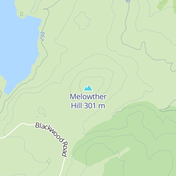 Map of Melowther Hill