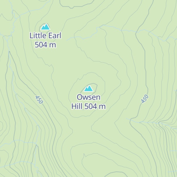 Map of Owsen Hill