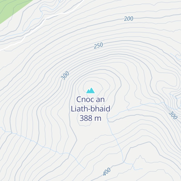 Map of Cnoc an Liath-bhaid