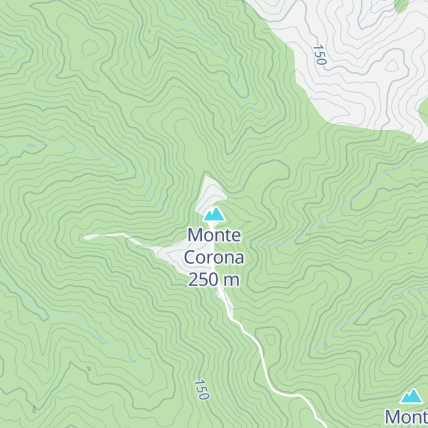 Map of Monte Corona