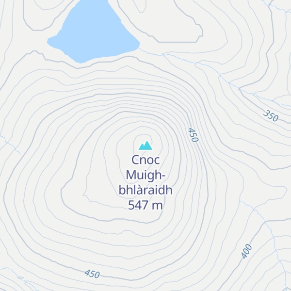 Map of Cnoc Muigh-bhlàraidh