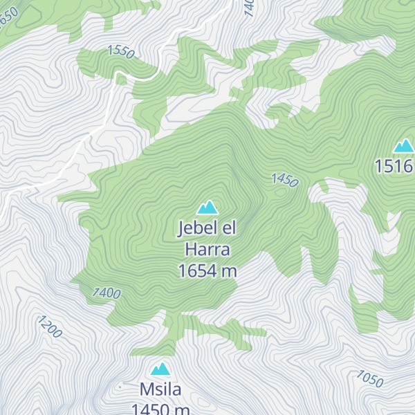 Map of Jebel el Harra