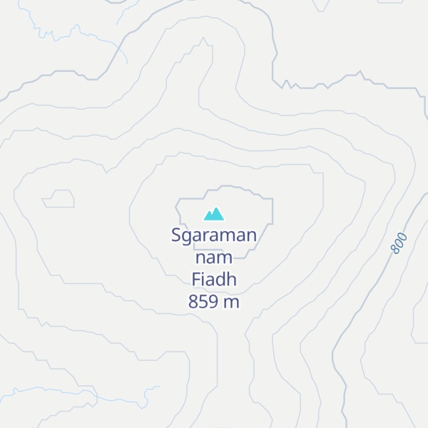 Map of Sgaraman nam Fiadh