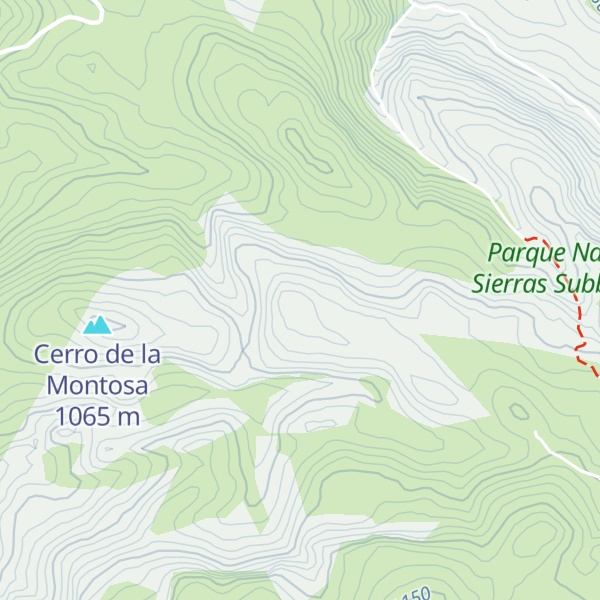 Map of Cero de la Montosilla
