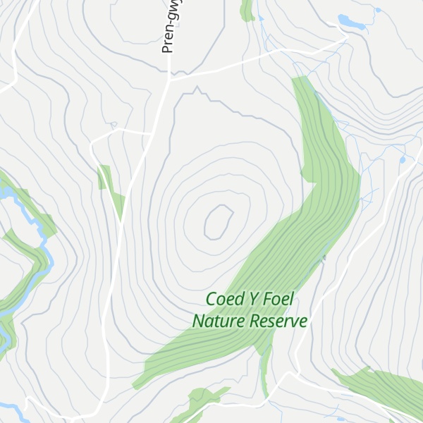 Map of Pencoed-Y-Foel