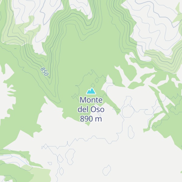 Map of Monte del Oso