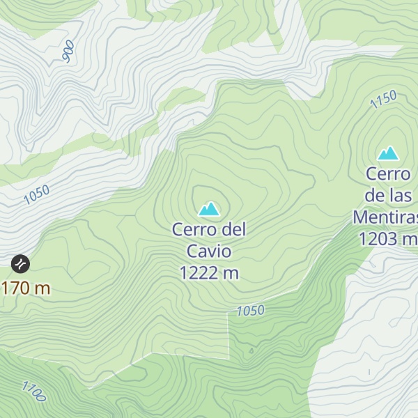Map of Cerro del Cavio