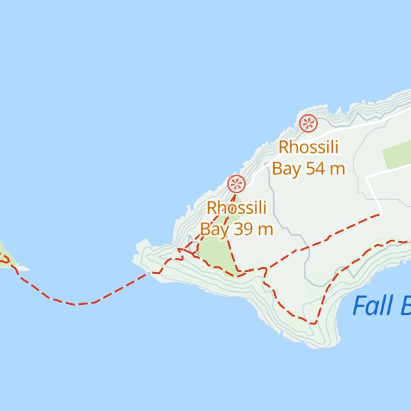 Map of Silent Fright Buttress