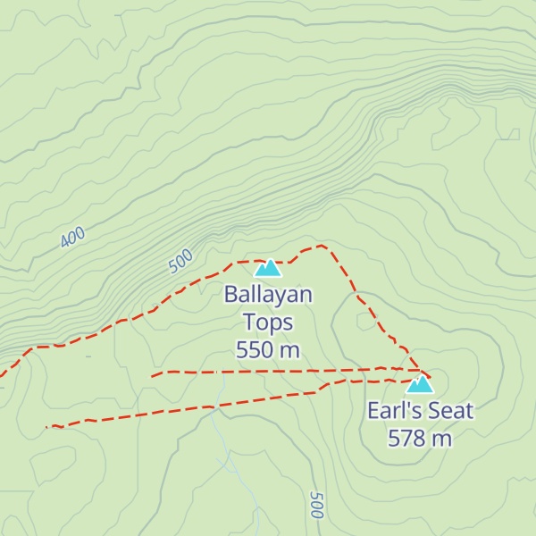 Map of Ballayan Tops