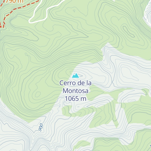 Map of Cerro de la Montosa
