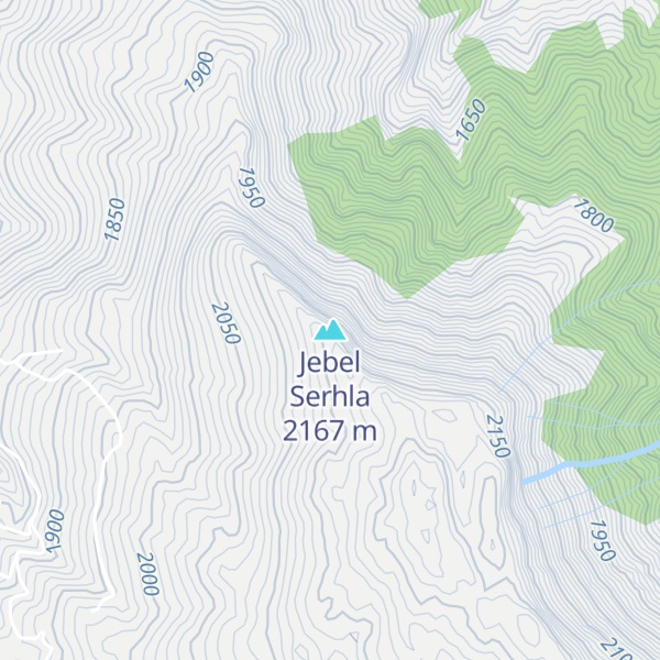 Map of Jebel Serhla