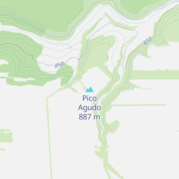 Map of Pico Agudo