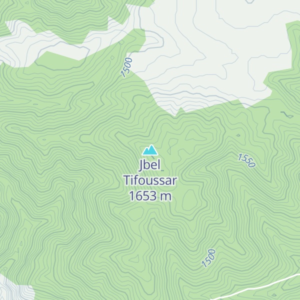 Map of Jbel Tifoussar