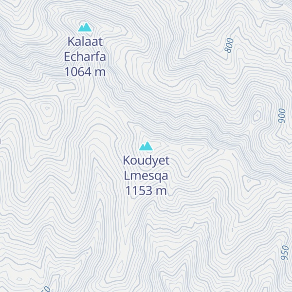 Map of Koudyet Lmesqa