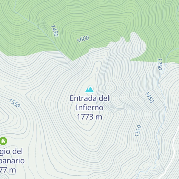 Map of Entrada del Infierno