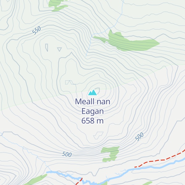 Map of Meall nan Eagan