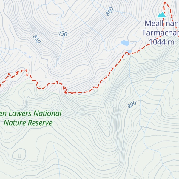 Map of Meall Garbh
