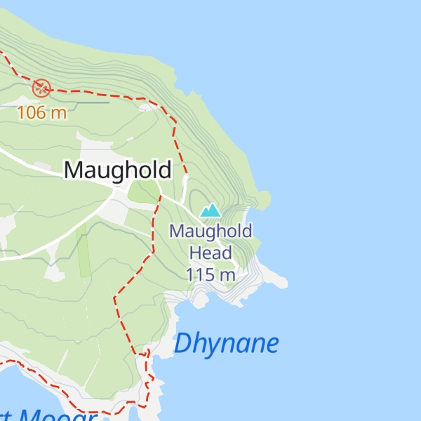 Map of Maughold Head