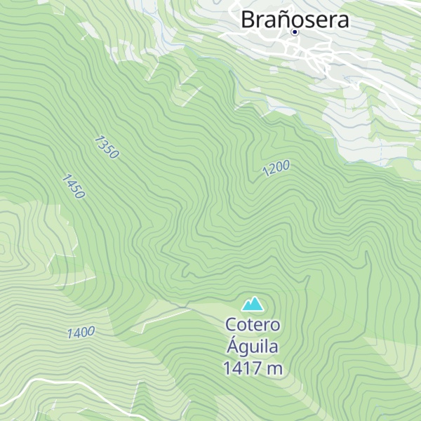 Map of Calero de Brañosera