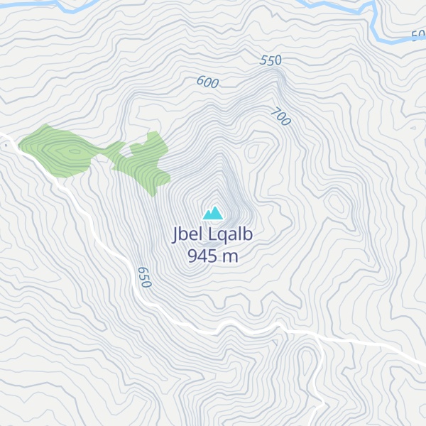 Map of Jbel Lqalb