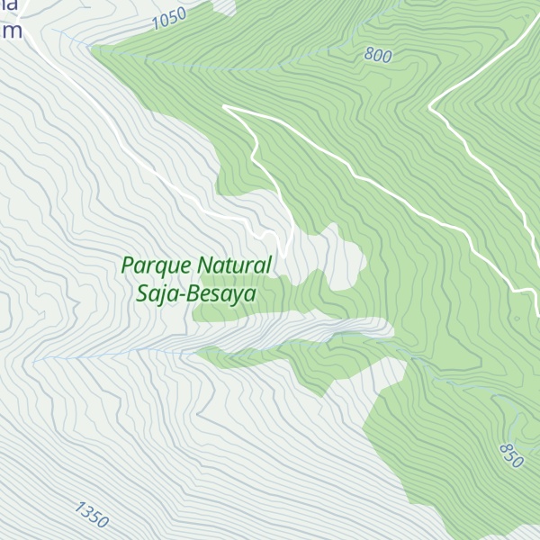 Map of Refugio Bucierca