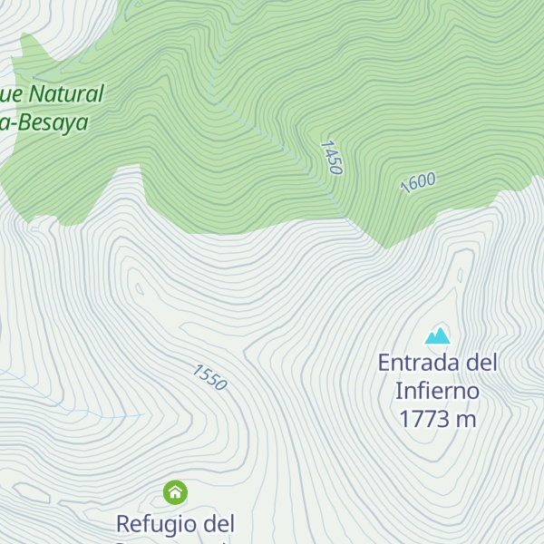 Map of Monte de la Canal del Infierno