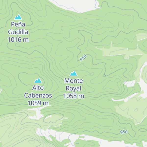 Map of Monte Royal
