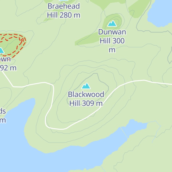 Map of Blackwood Hill