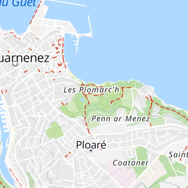 Map of Gîte des Plomarc'h