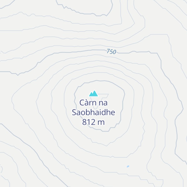 Map of Càrn na Saobhaidhe