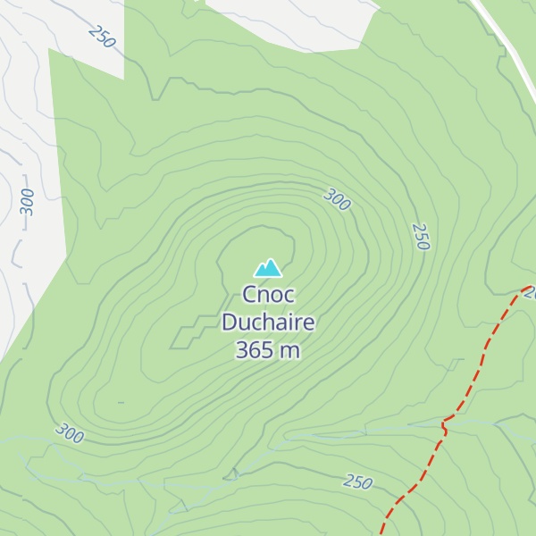 Map of Cnoc Duchaire