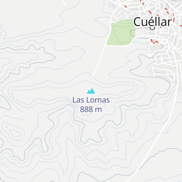 Map of Las Lomas