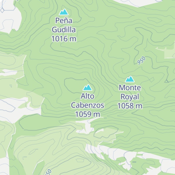 Map of Alto Cabenzos