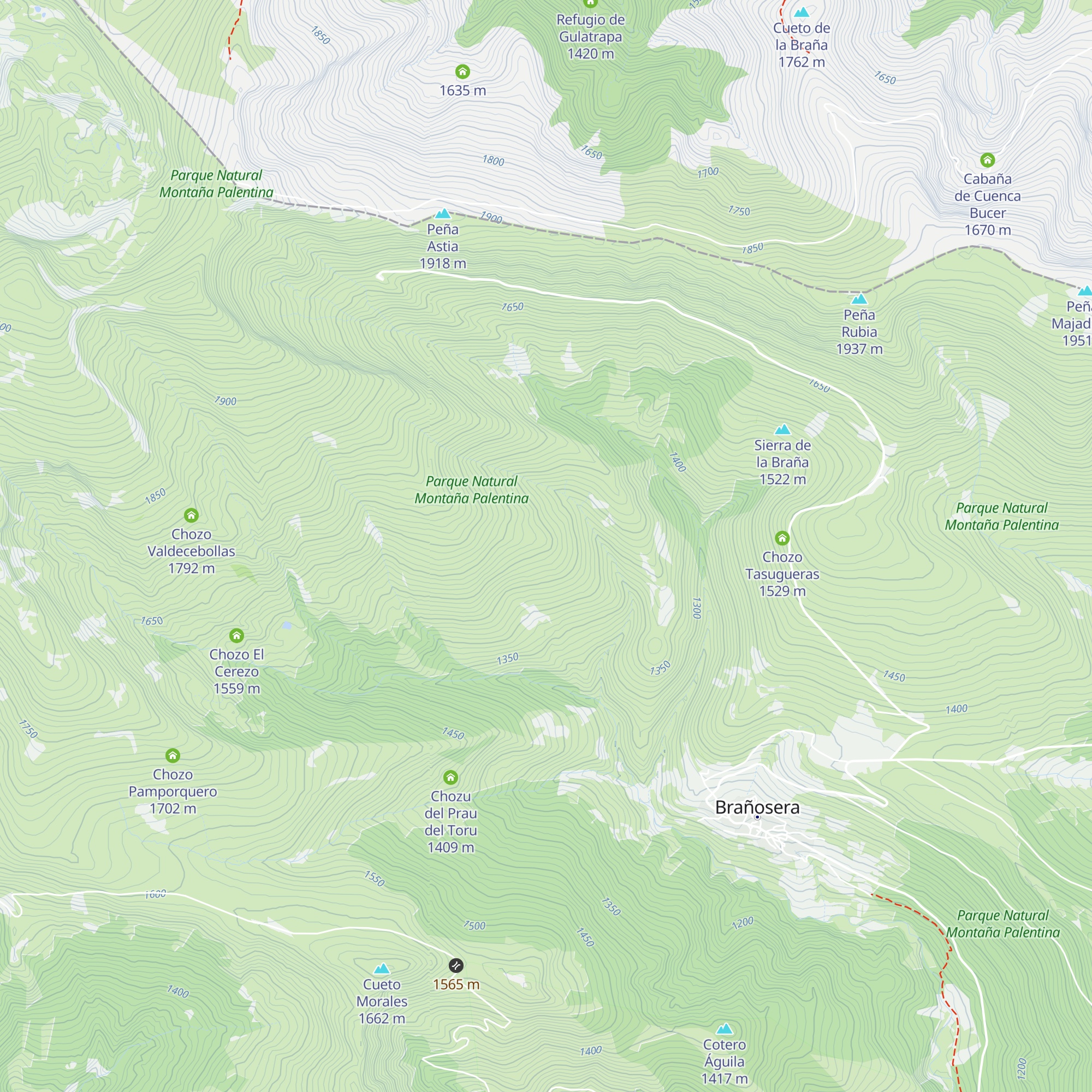 Chozo Mostajuelo map