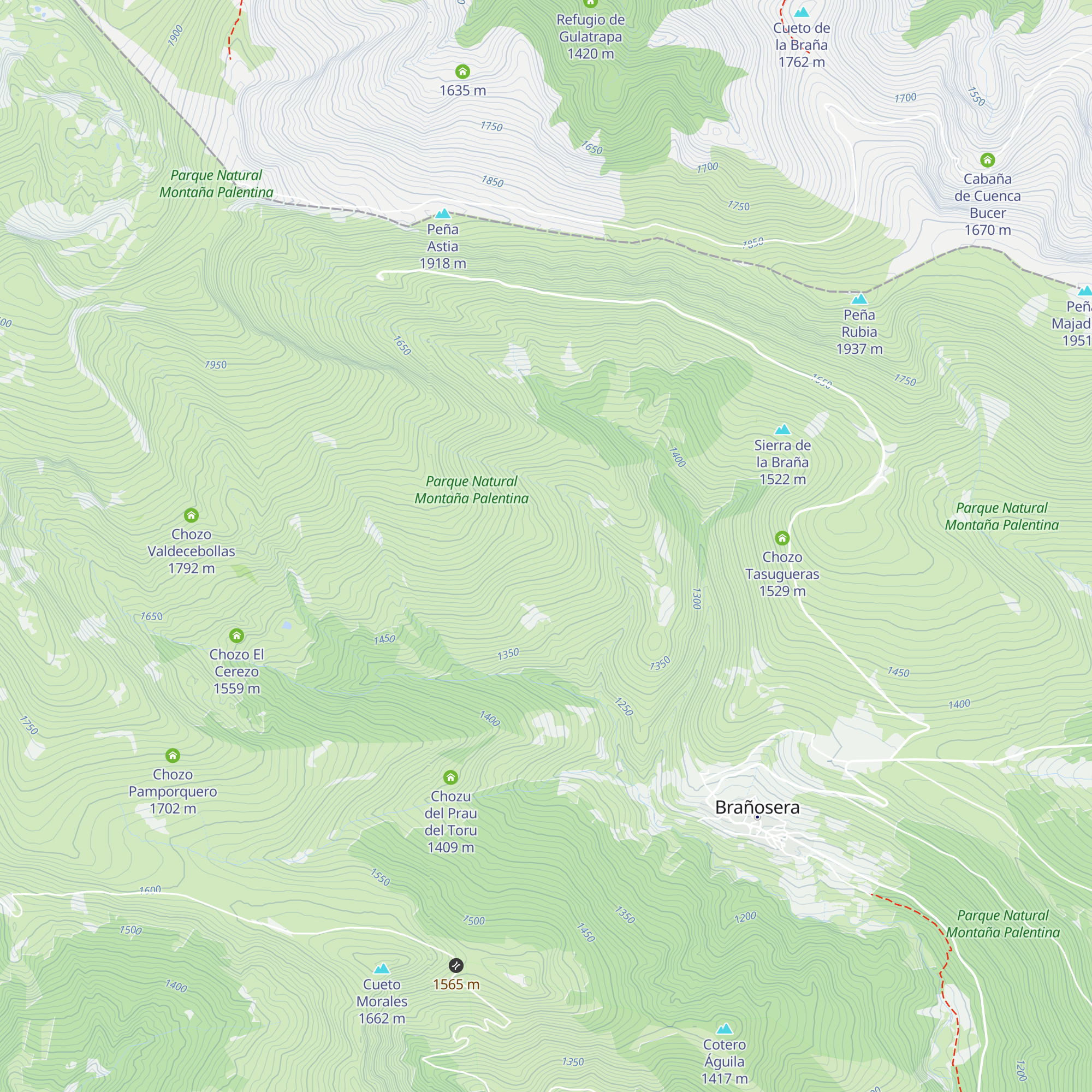 Chozo Mostajuelo map