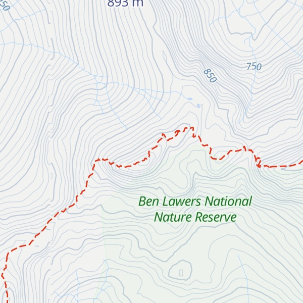 Map of Beinn nan Eachan